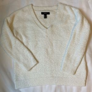 White Fuzzy Sweater